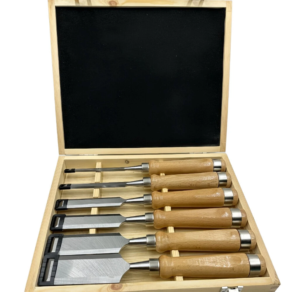 High Carbon Steel Woodworking Chisel Set 8pcs - 10-38mm Sharp Blades | Professional - Image 4