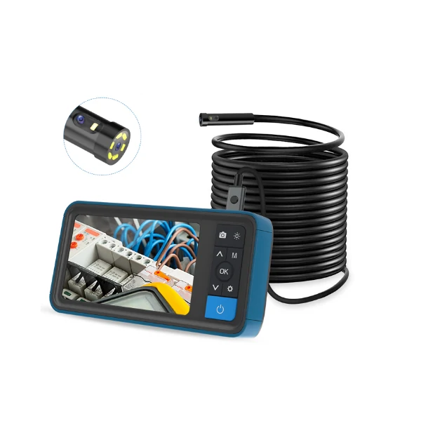 MS450 8mm Dual Lens 1080P Borescope | 4.5 Screen Waterproof Snake Camera for Sewer & Drain Inspection - Image 3