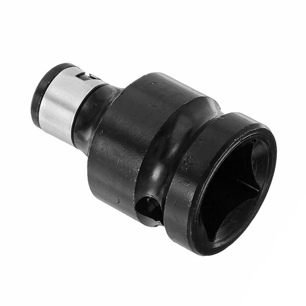1/2 Inch to 1/4 Inch Hex Socket Adapter | Female Drill Chuck Converter Tool - Image 2