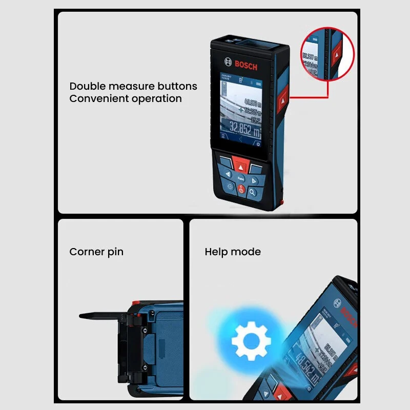 GLM150 C Laser Rangefinder | 150m Range, Bluetooth, IP54 | 2.8 IPS Screen - Image 3
