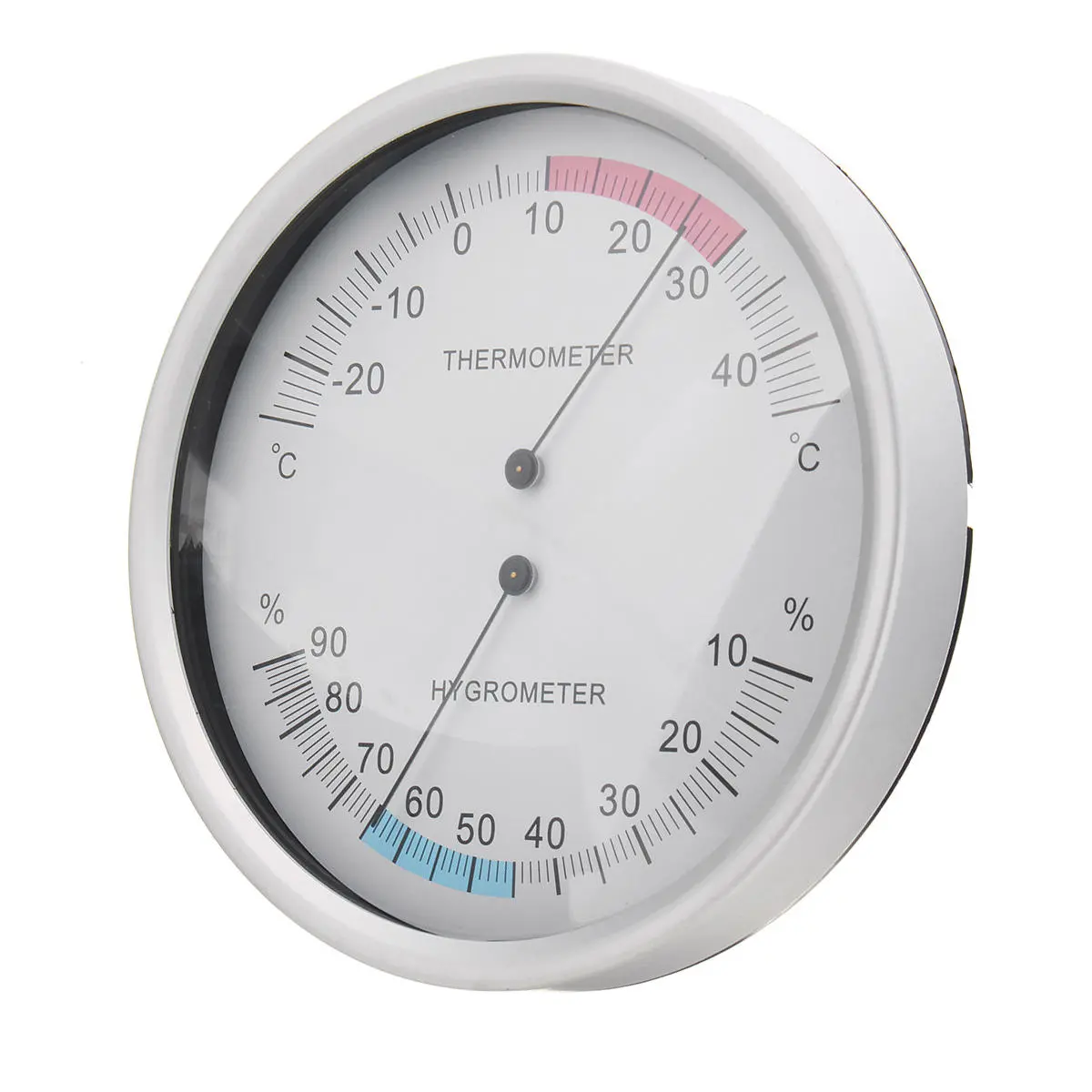 Two in One Wall Hanging Barometer Thermometer Hygrometer - 132mm Home Weather Station - Image 2