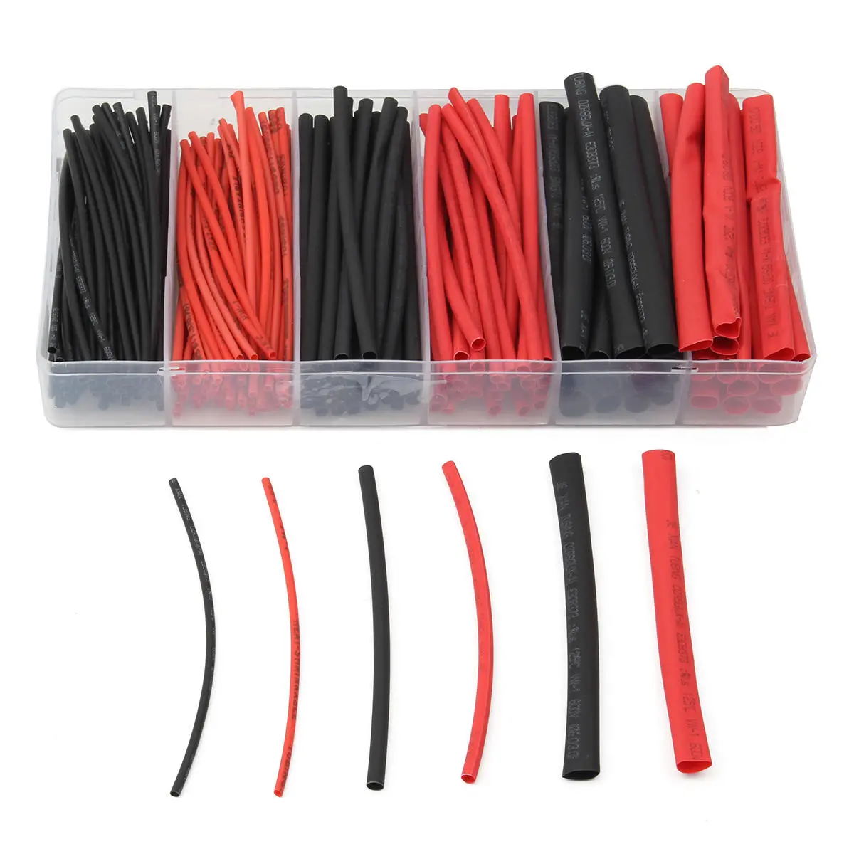 190pcs H-Type Heat Shrink Tube Kit | Polyolefin Wire Cable Sleeve Assortment - Image 2