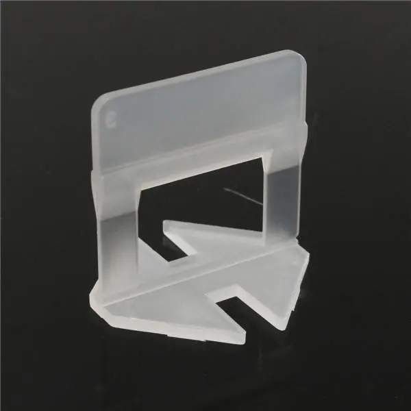 White Ceramic Tile Spacers - 200Pcs 1mm Plastic Tiling Clips | Accessibility Kit - Image 3