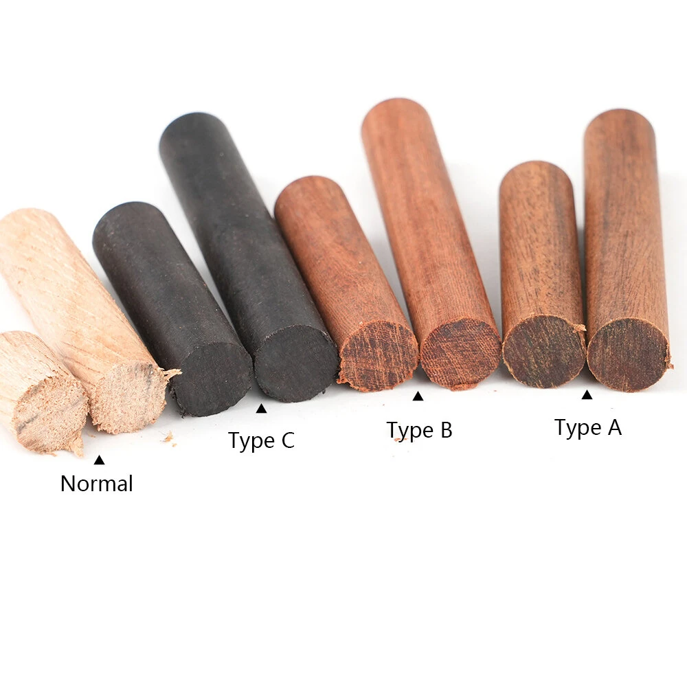 Rosewood Round Dowel Rods 10PCS - 8/10/12mm x 100mm for Woodworking DIY - Image 2