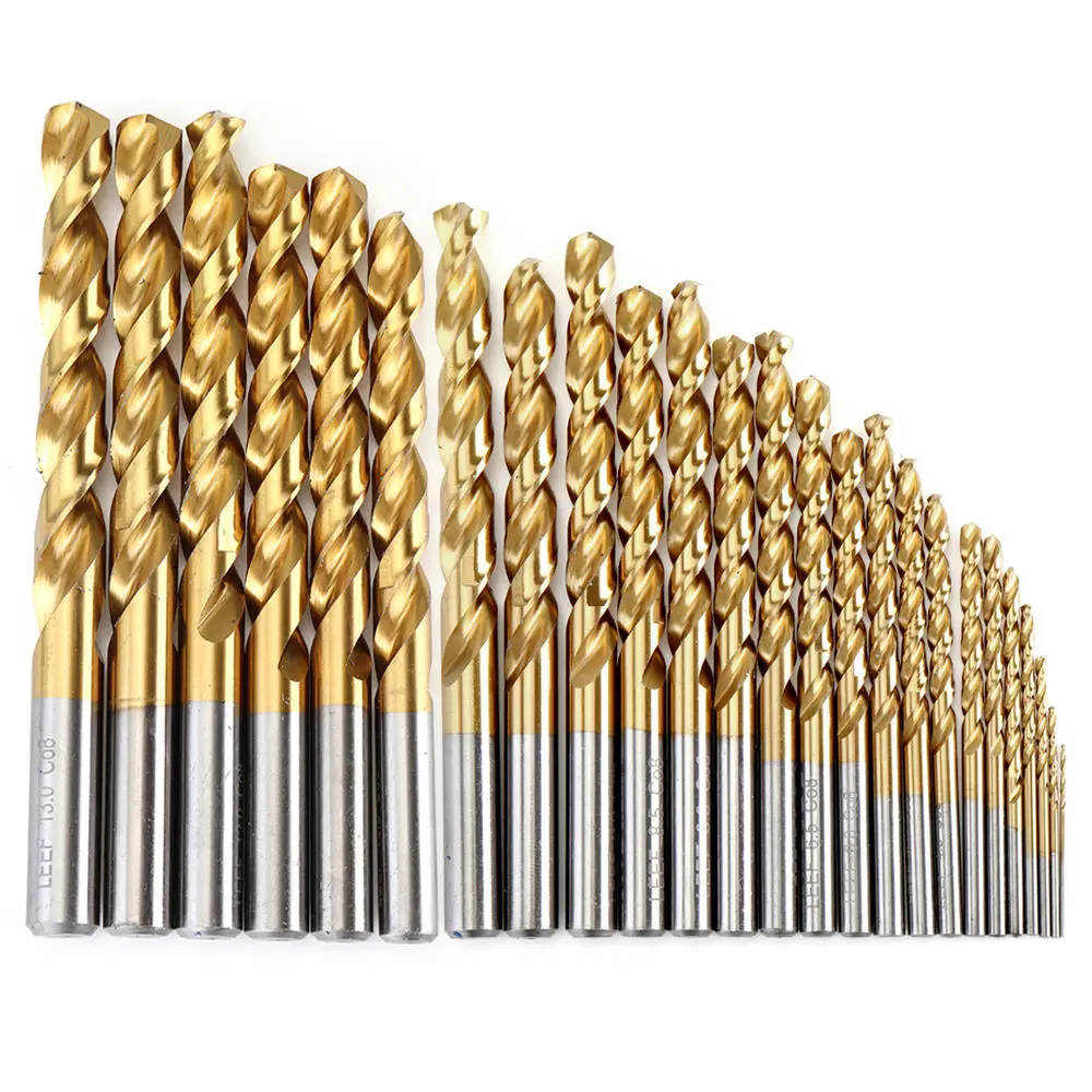 M42 8% Cobalt HSS Titanium Drill Bit Set | 25Pcs 1-13mm | For Stainless Steel Metal & Wood - Image 3