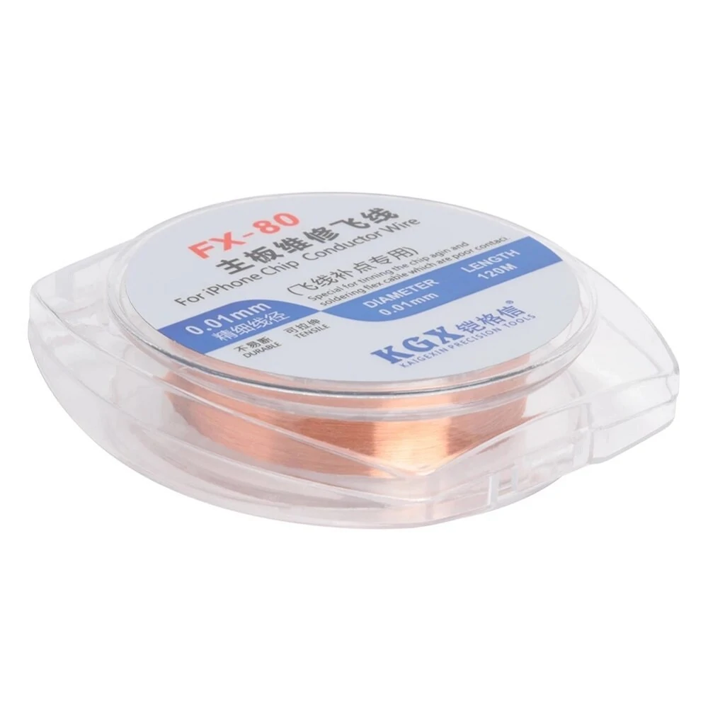 KGX 120m Copper Link Wire Set | 0.01mm/0.02mm for iPhone PCB Repair | Outdoor Mobile Phone Tool - Image 3