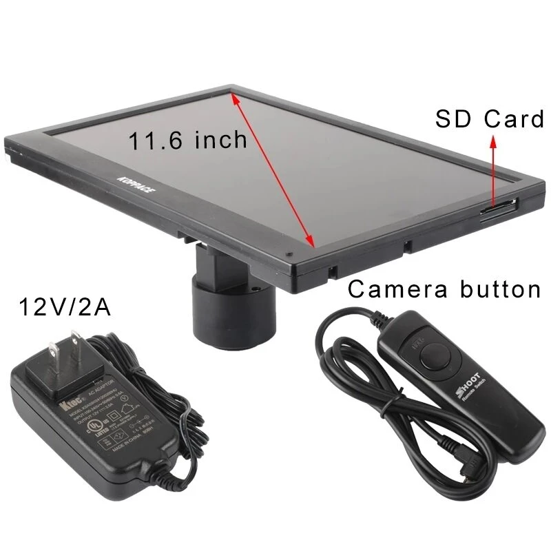 KOPPACE 2MP Microscope Camera - 11.6 HDMI Display - 1920x1080 HD for Industrial Use - Image 5
