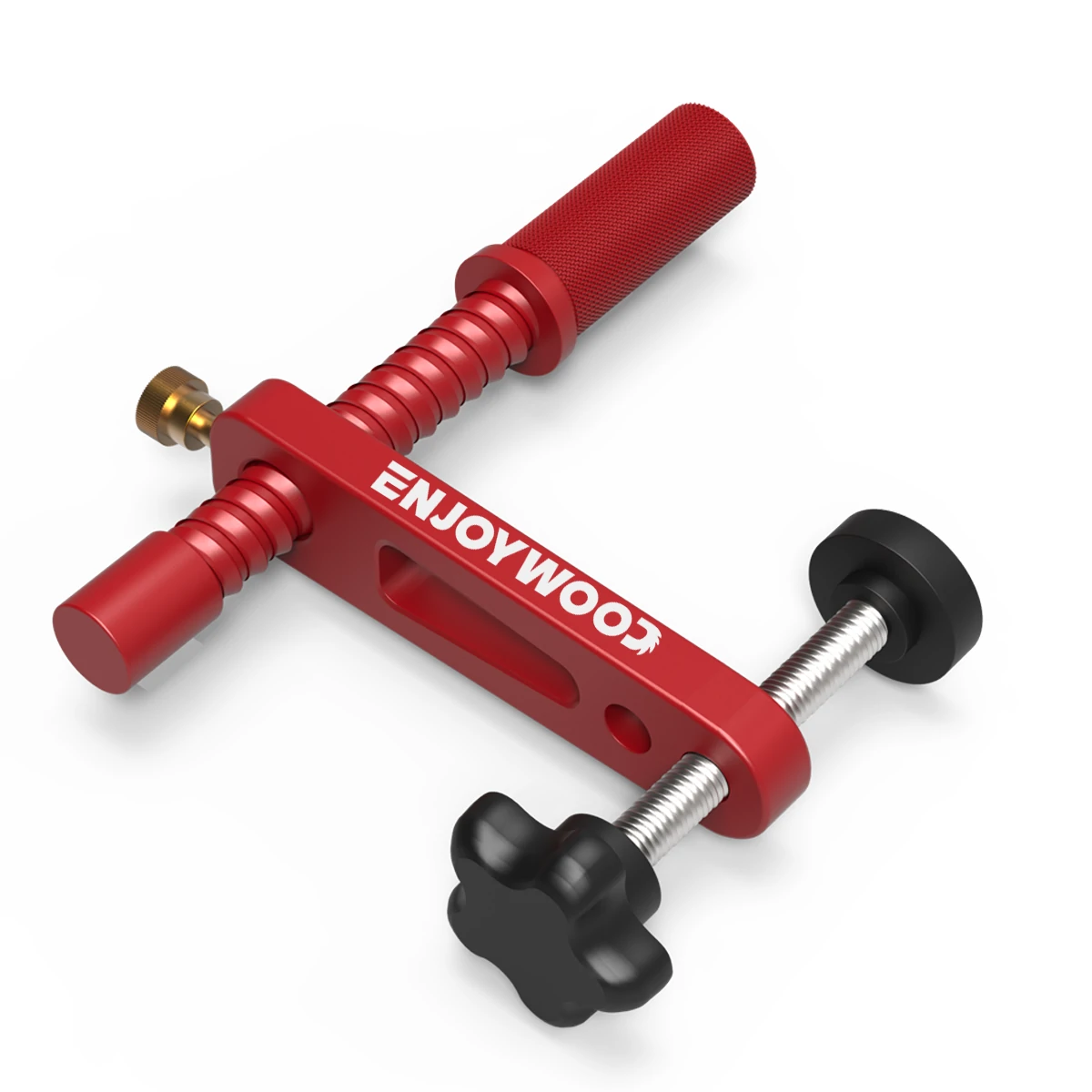 ENJOYWOOD 2 Pack 19mm Bench Dog Hold Down Clamps | Fast-Acting MFT Table Clamp with Protective Pads - Image 3