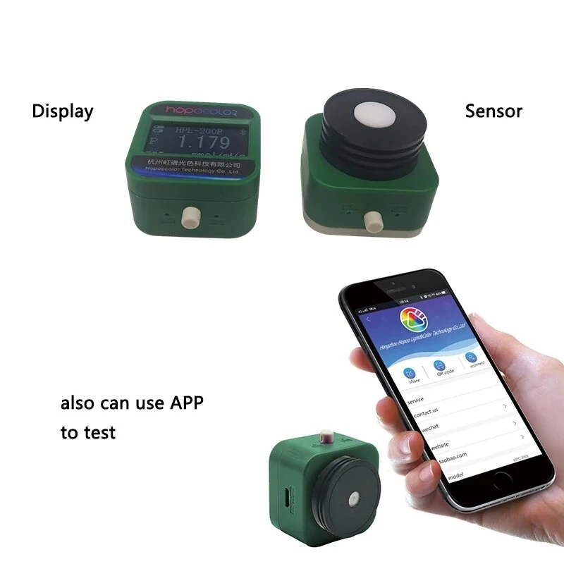 HPL220P Wireless PPFD Meter | 400-700nm PAR Meter for LED Plant Growth - Image 4