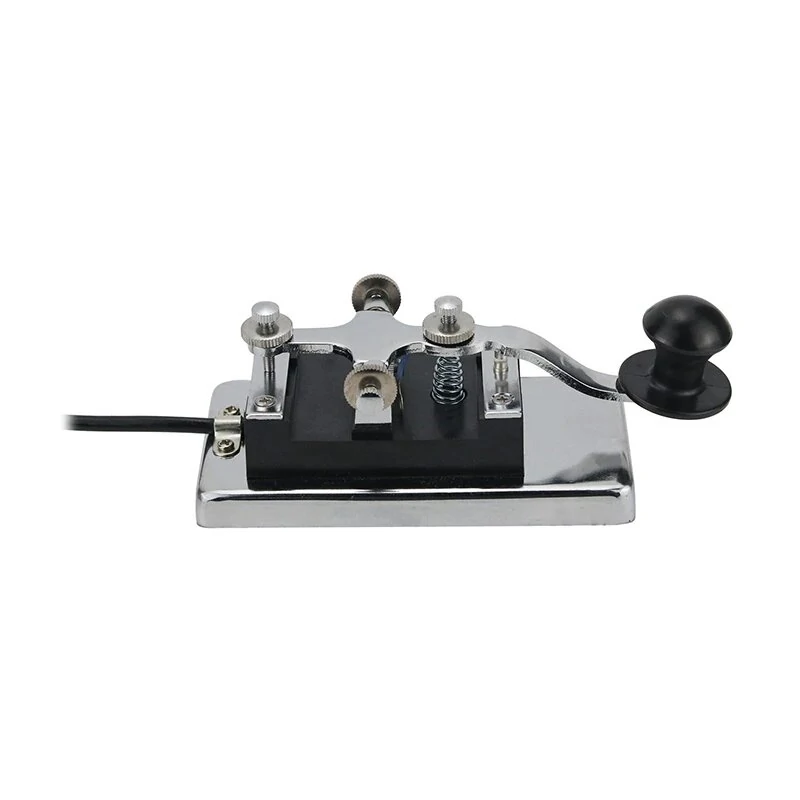 HY-K4 Manual Telegraph Morse Key - Shortwave Radio Morse Code Practice & CW Communications - Image 4