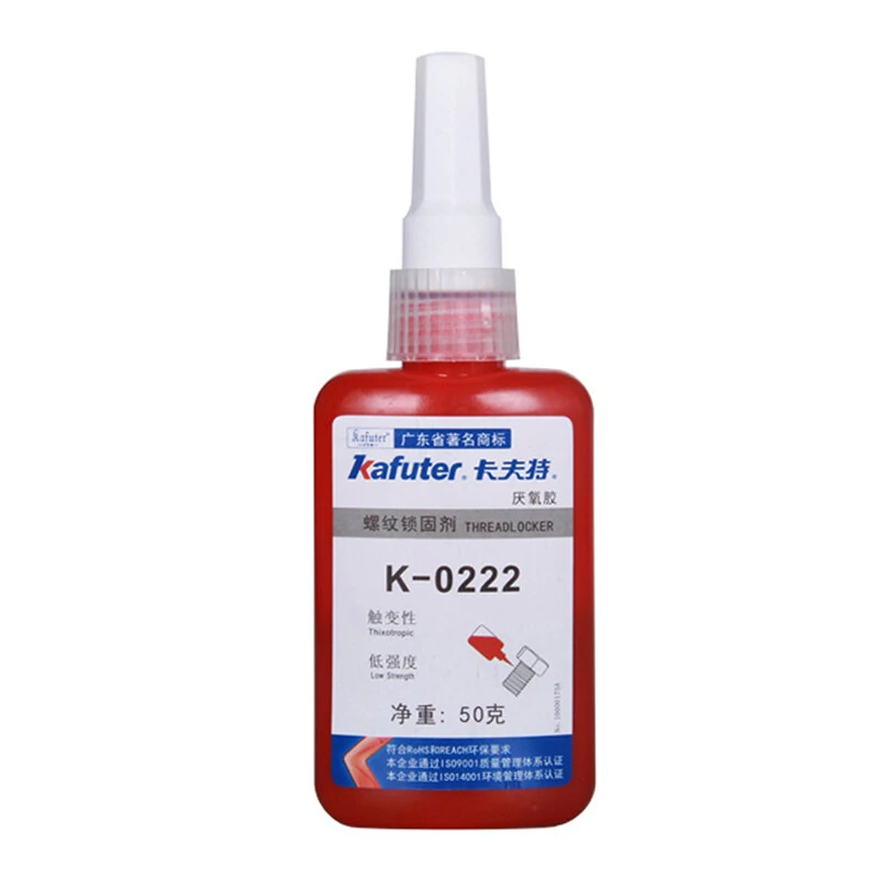 Kafuter K-0222 Low-Strength Thread Locker | Anaerobic Adhesive | Detachable Sealant 50ML - Image 4