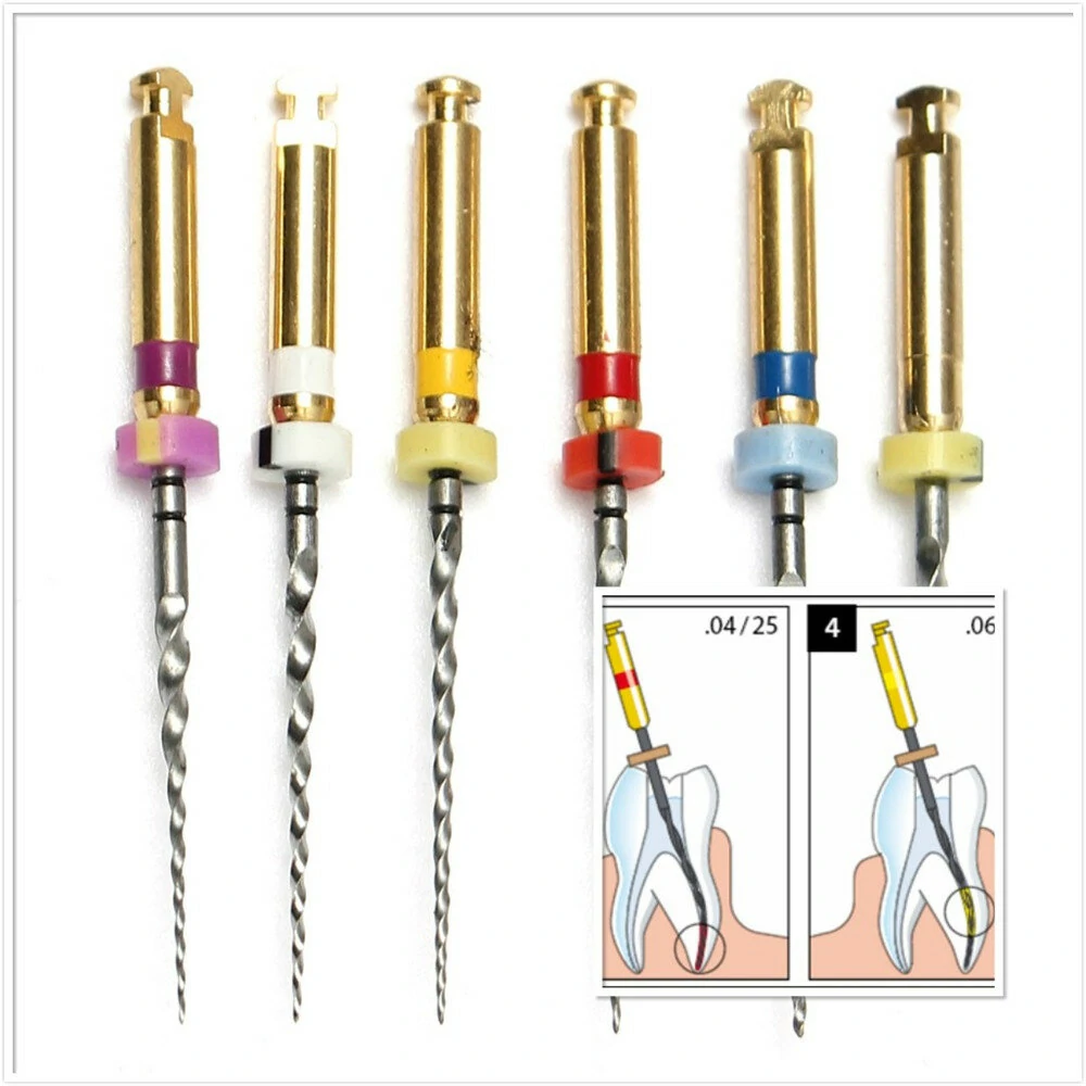 6pcs Dental Endodontic Rotary Files Kit - Universal Assorted SX-F3 21mm - Image 3