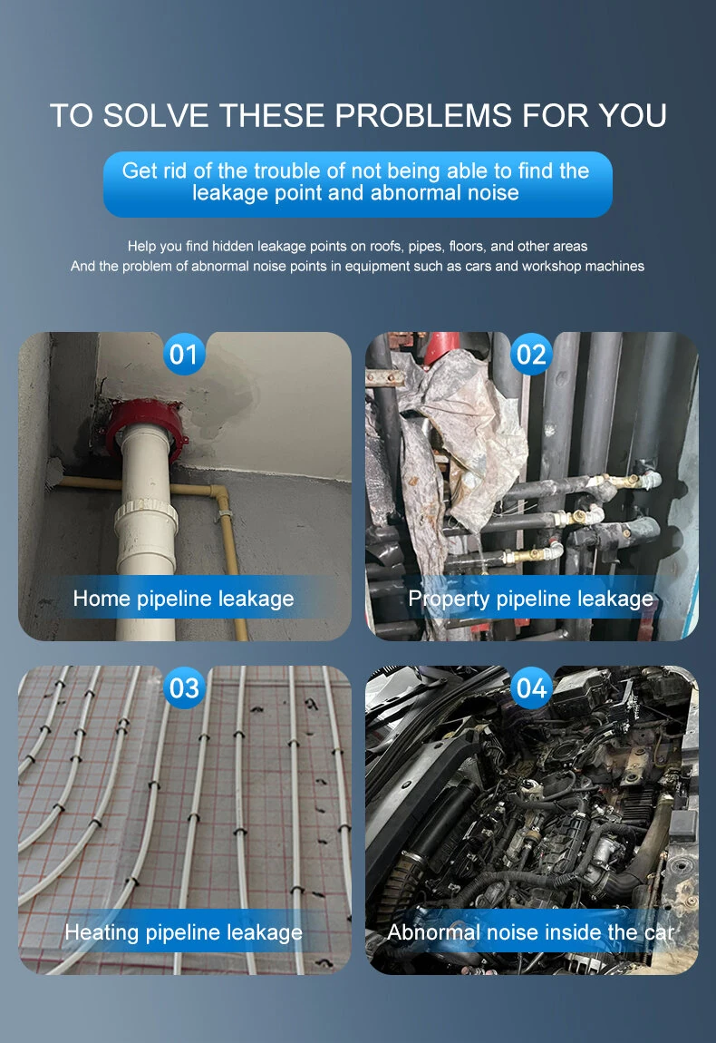 F03 Pipeline Leakage Test Probe | High Sensitivity, Type-C Charging | 7-Hour Battery - Image 2