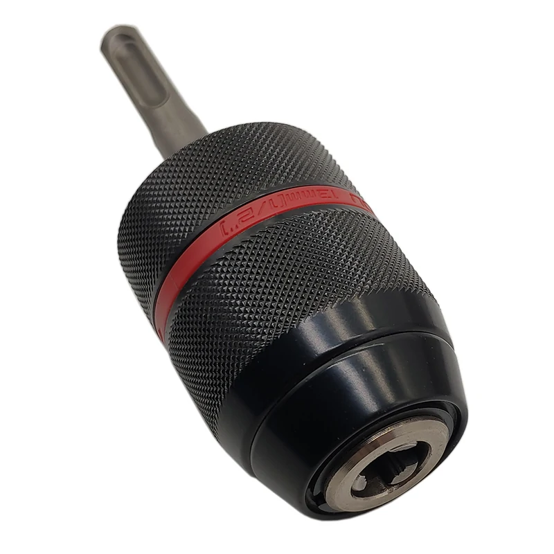 2-13mm Keyless Drill Chuck | SDS to Hex Shank Conversion | Self-Tightening - Image 4