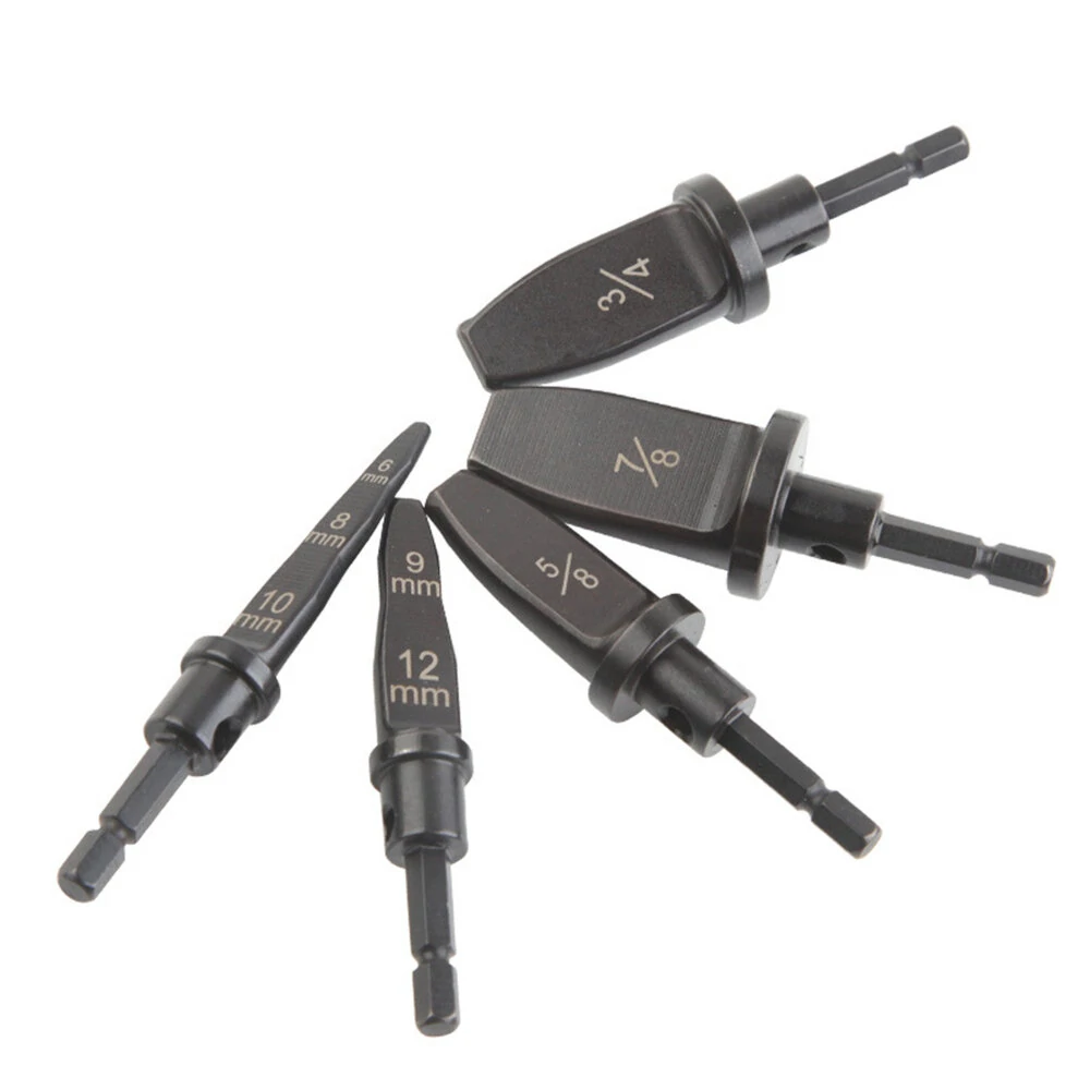 Drillpro 5pc Swaging Tool Set - Pipe & Tube Expander for Household Drill - Image 3