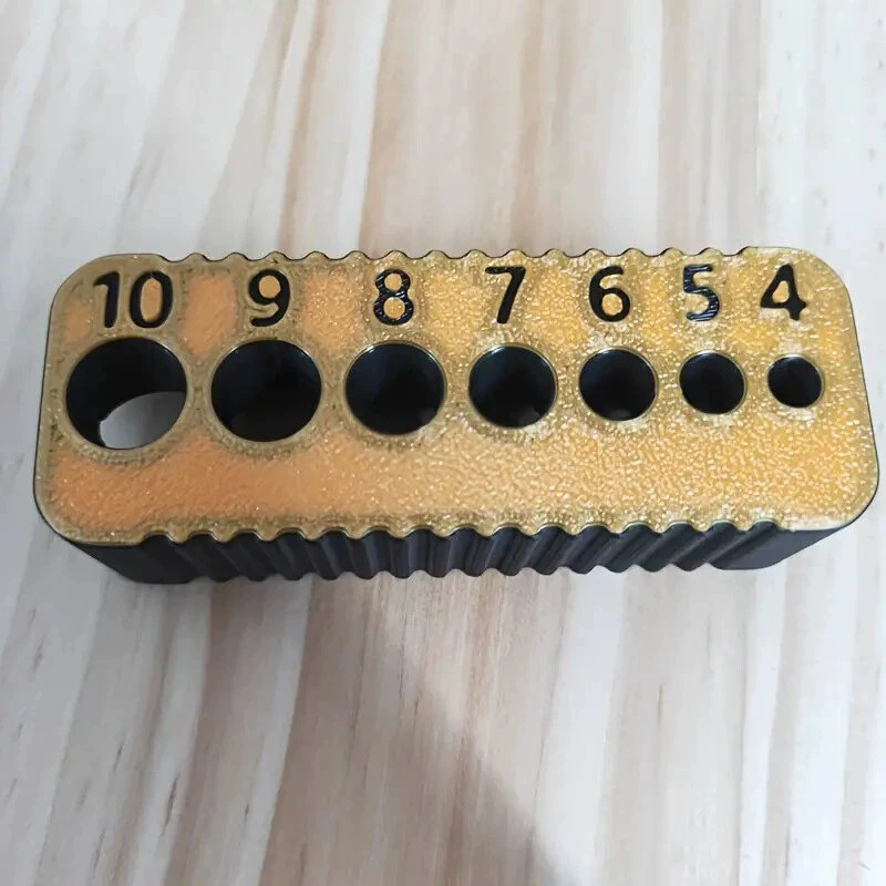 PLA Drill Guide - 7 Sized Holes 4-10mm - Compact Lightweight Woodworking Tool - Image 4