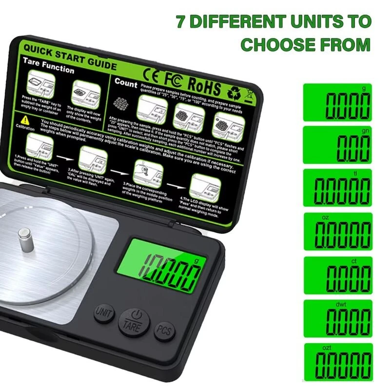 Apex Precision Digital Scale | 0.001g High Accuracy for Jewelry & Herbs - Image 4