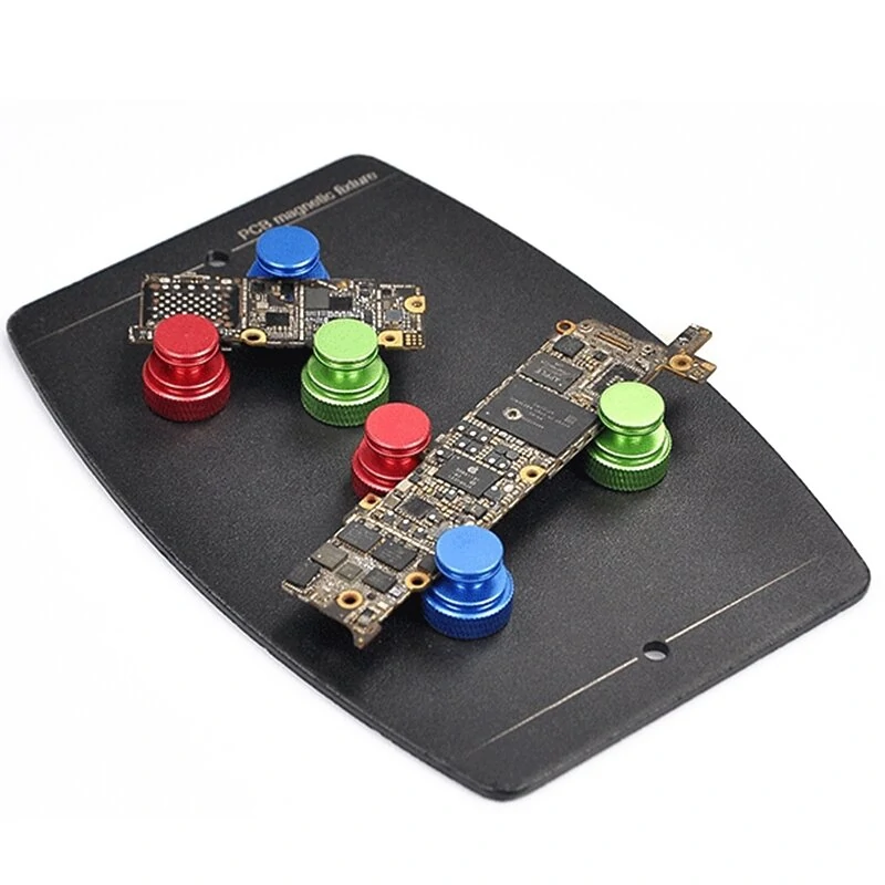 KGX PCB Board Holder Fixture with 6 Magnetic Pins | Soldering Platform for Mobile Phone Repair - Image 2