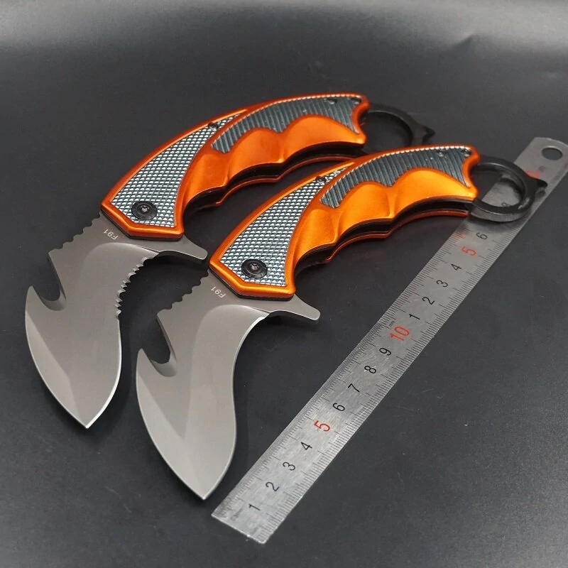 Karambit Folding Knife - Tactical Survival Tool for Hunting Camping EDC - Image 3
