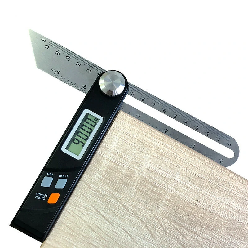 Stainless Steel Digital Protractor | 360° Angle Finder with LCD Display & T-Bevel - Image 4