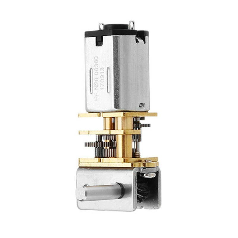 GM12-N20VA DC 6V 18RPM Worm Gear Motor - Gearbox Reducer Electric Motor - Image 4