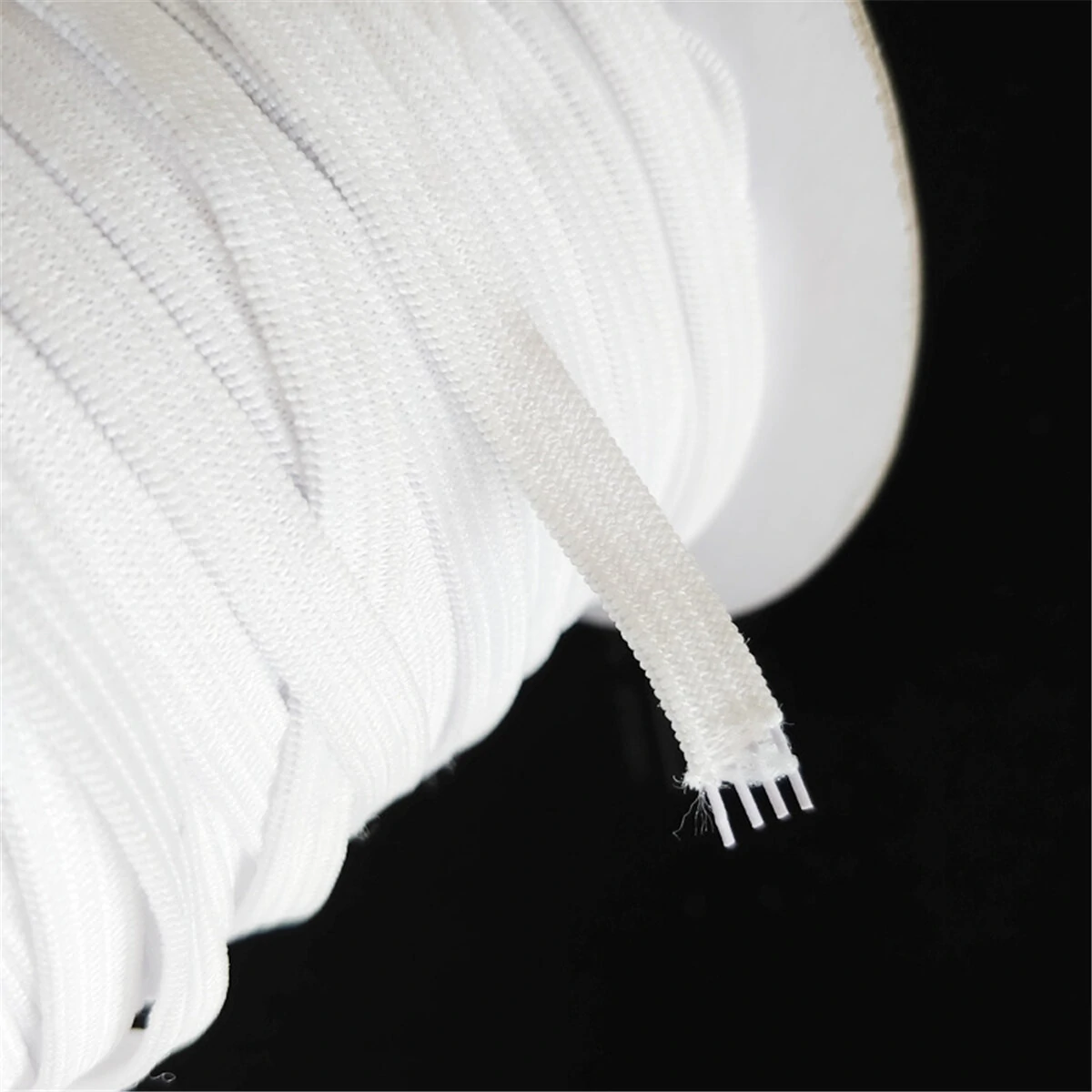 DIY Elastic Band - 100/160 Yards White Braided Cord for Sewing & Crafting - Image 3