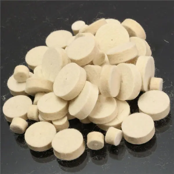 60pcs Felt Polishing Wheel Buffer Pad Kit - 3 Mandrels for Rotary Tools - Image 5