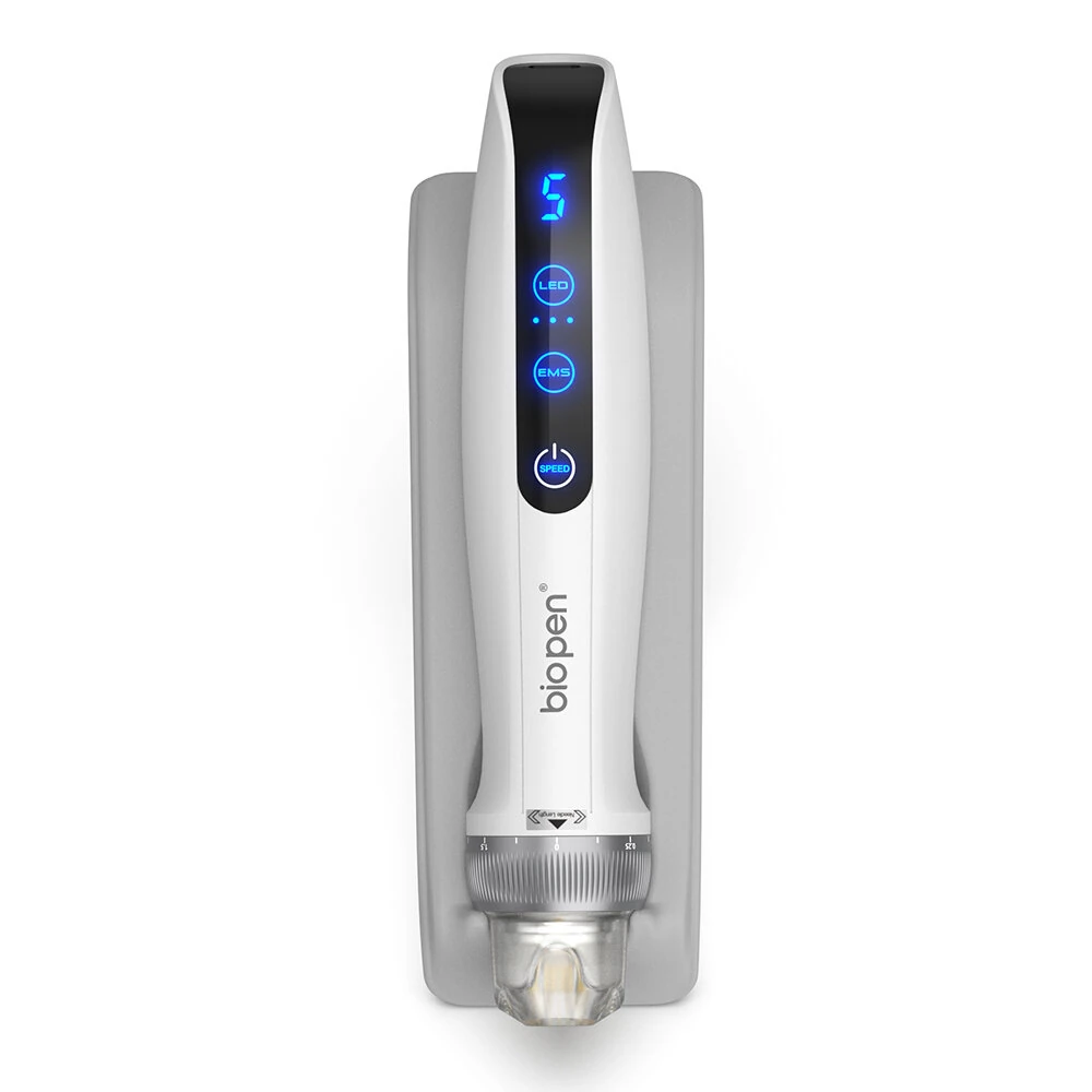 biopen Q2 Microneedling & EMS Device | LED Light Therapy | 5 Speed Wireless - Image 2