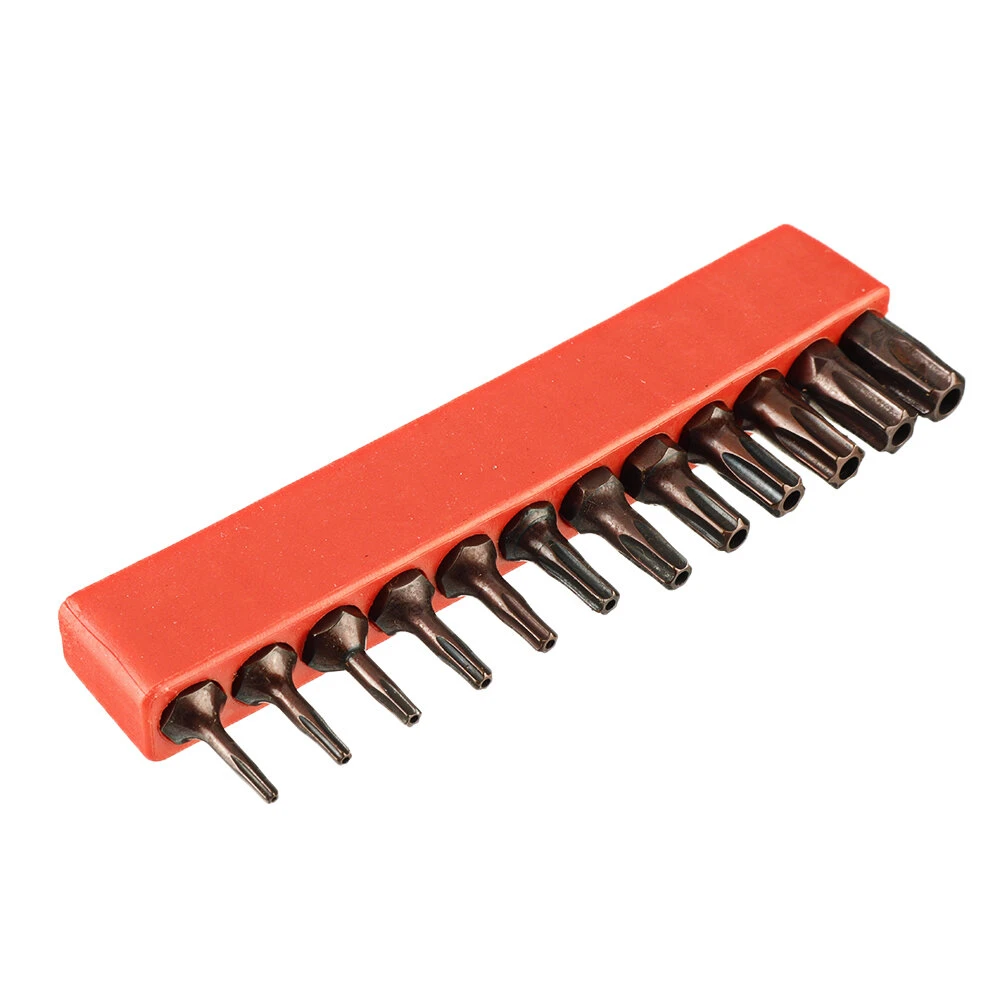 Drillpro 12pcs S2 Steel Torx Screwdriver Bits Set | T6-T40 | 25mm Magnetic - Image 4