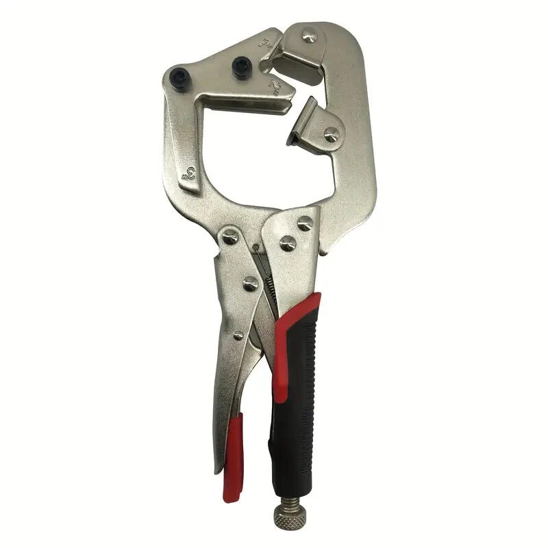 Bessey 10-Inch C-Clamp Locking Pliers | 1-3 Inch Capacity with V-Pads | Fast Release Alloy Steel - Image 5