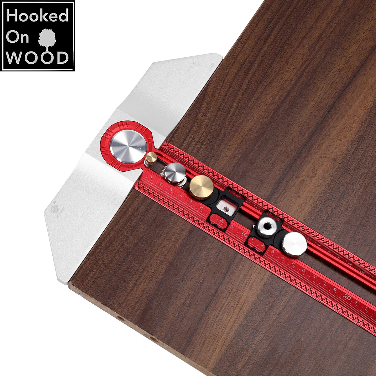 HONGDUI MT-2465 PRO Scriber Marking T Square Ruler - 400mm Aluminum Alloy - Image 5