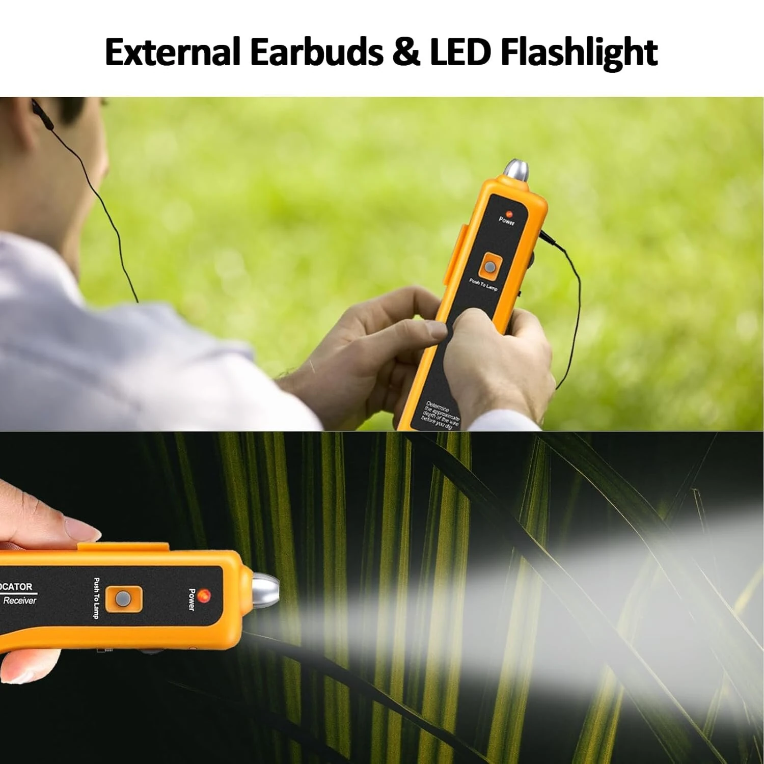 NOYAFA Cable Tester & Wire Locator - 1640ft Range, 3ft Depth, LED Flashlight - Image 5