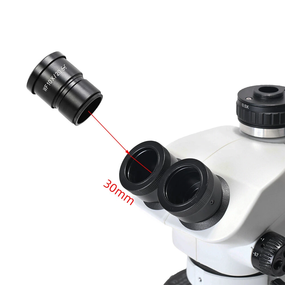 HAYEAR 10X Microscope Lens - 20/22mm Field View | 30mm Interface Wide Angle Eyepiece - Image 5