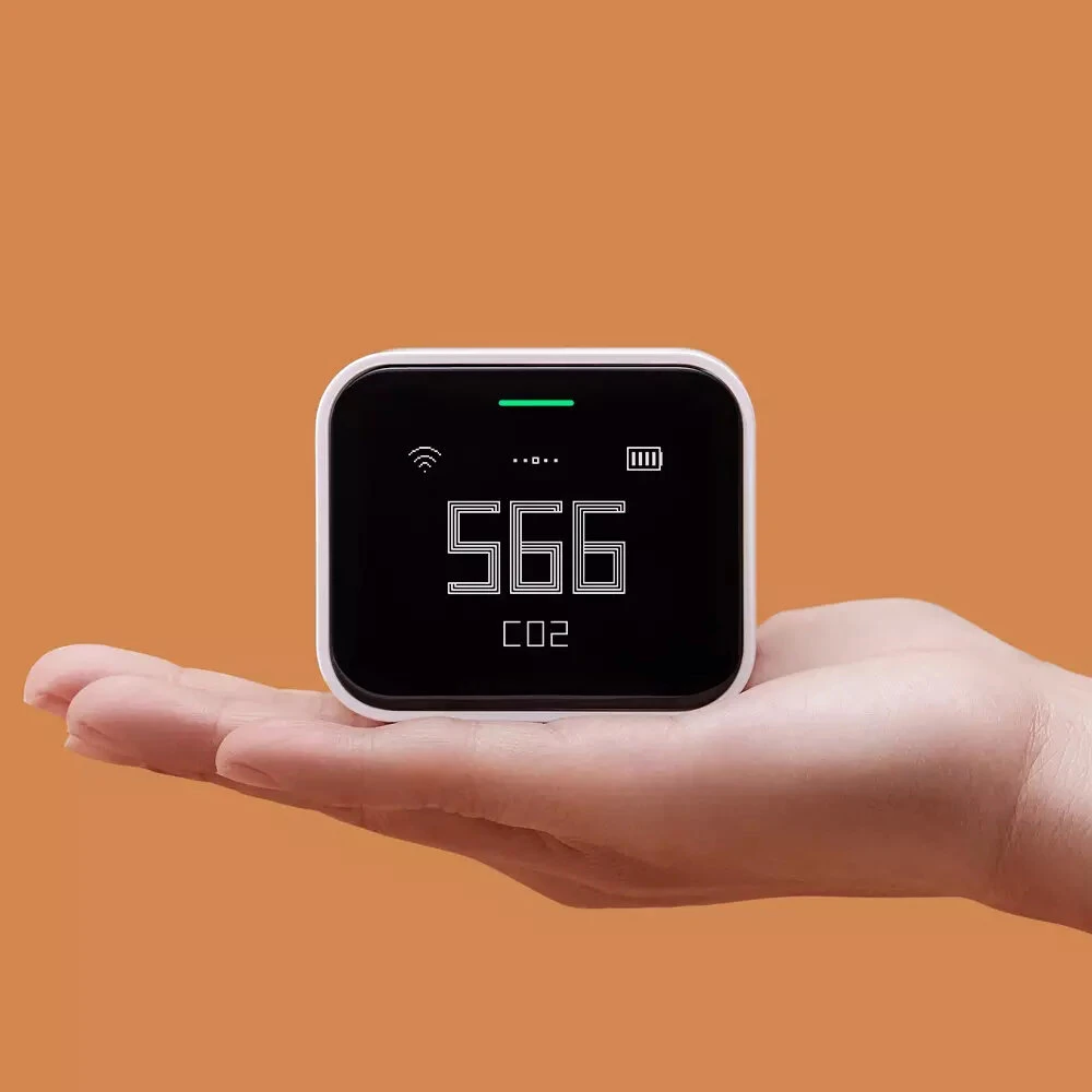 5-in-1 WiFi Air Quality Monitor - PM2.5 PM10 CO2 Temp Humidity Detector with Bluetooth & USB - Image 4