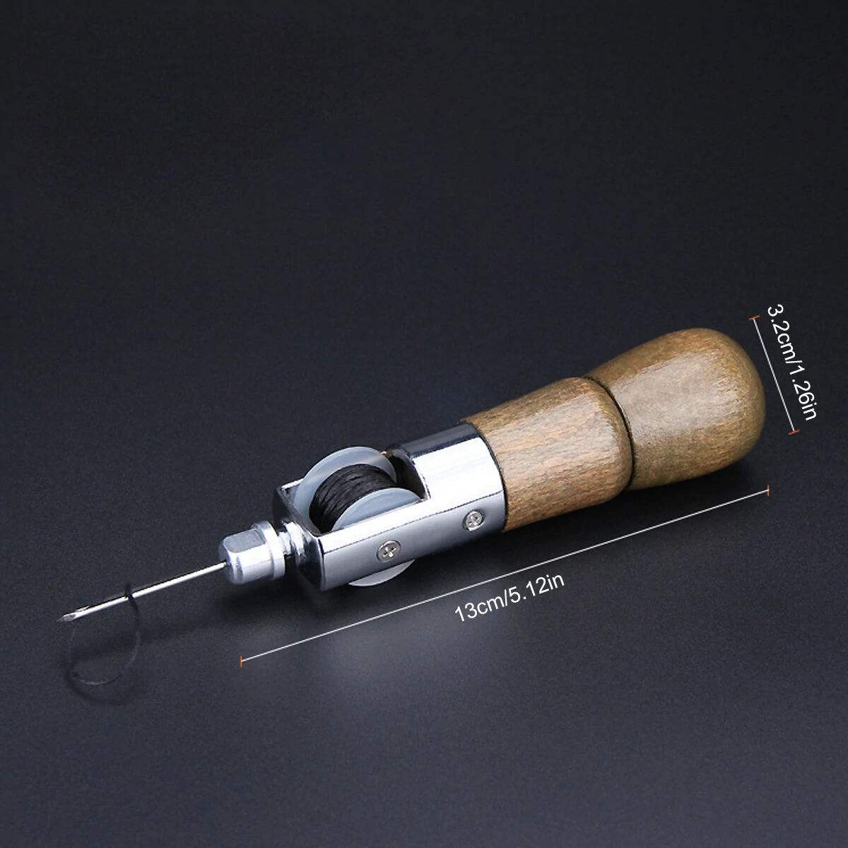 Speedy Stitcher Leather Sewing Awl Kit | Hand Stitcher Set with Needles & Thread - Image 4