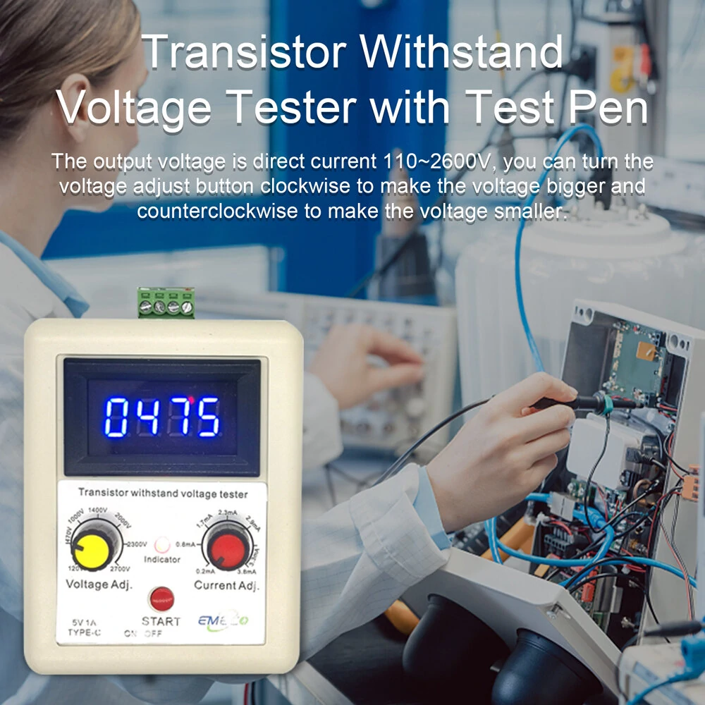 IGBT Transistor Tester | Diode MOS Triode Voltmeter | 110V-2600V Withstand Voltage Tester - Image 2