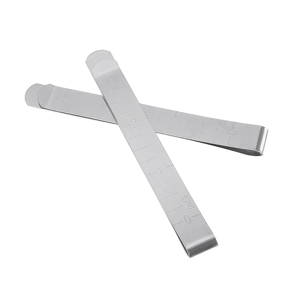 20pcs Stainless Steel Sewing Clips | Hemming & Quilting Supplies with Ruler - Image 4
