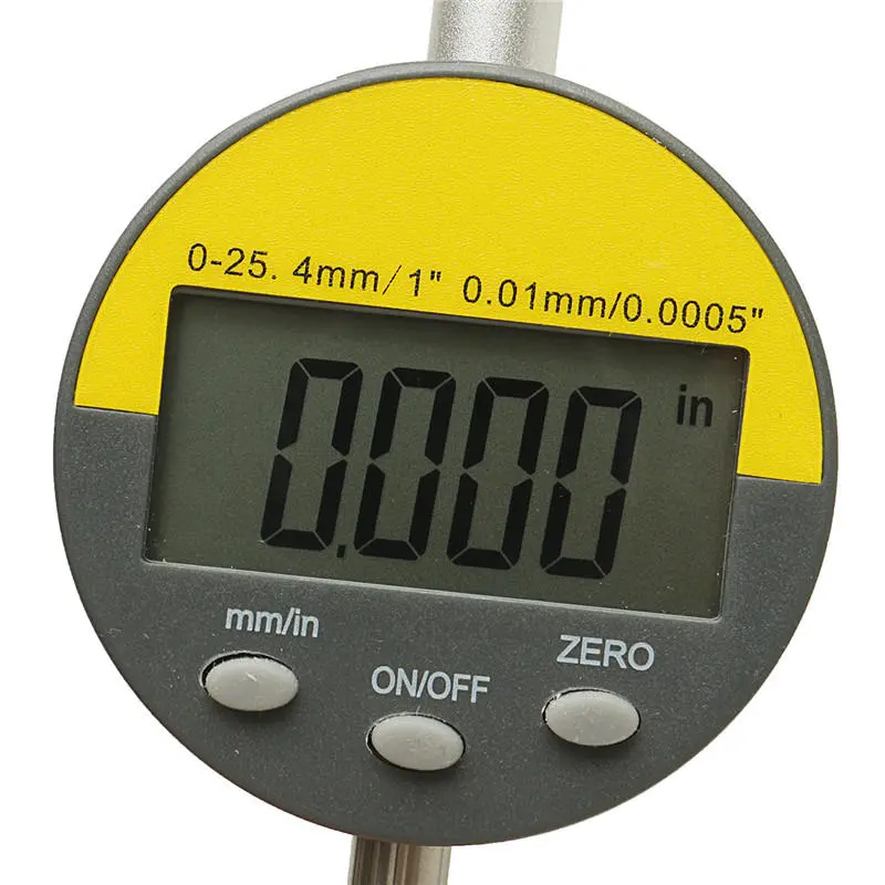 Digital Dial Indicator Gauge - 0-12.7mm/0-25.4mm Precision Tool | mm/inch - Image 4