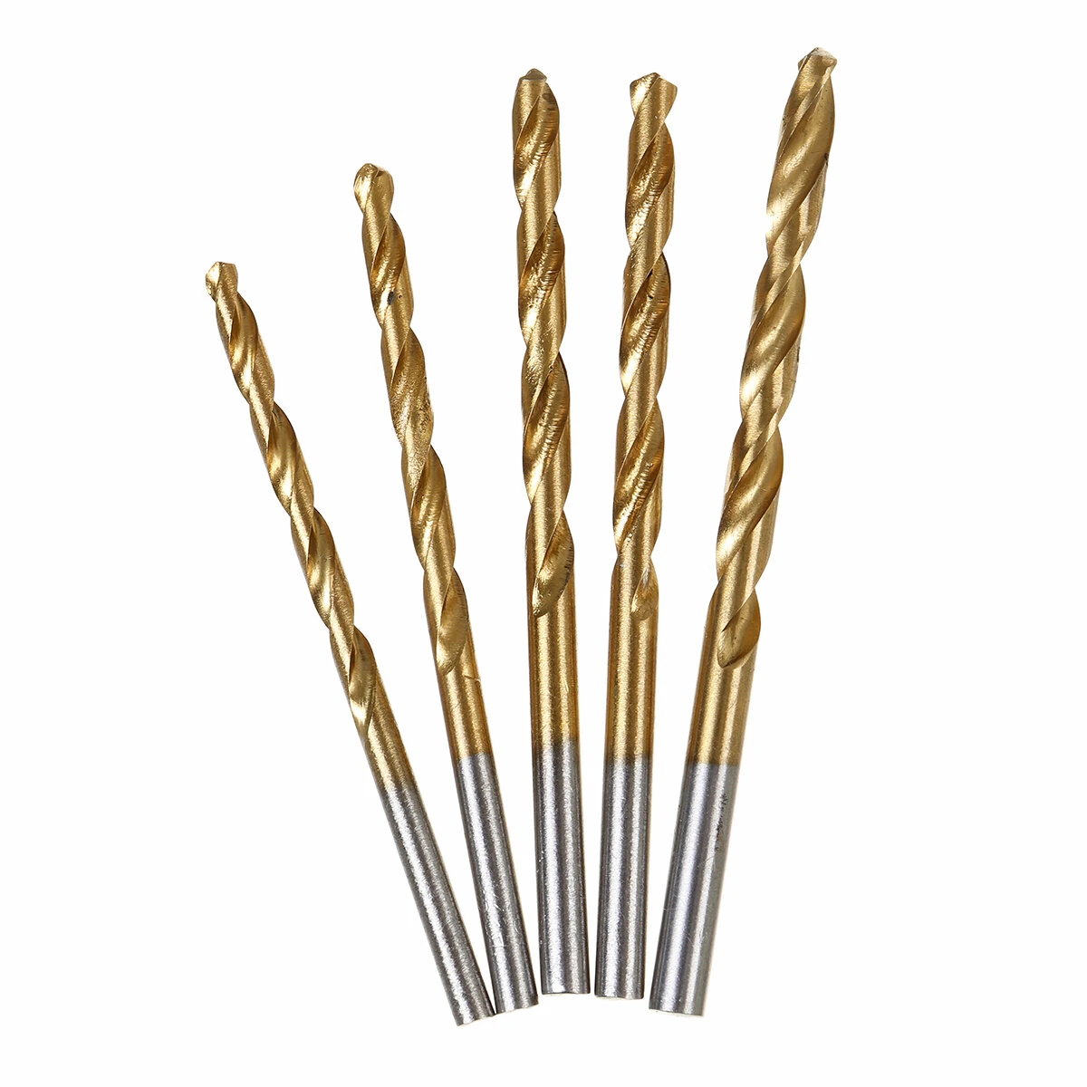 Titanium Coated HSS Drill Bit Set - 60Pcs Metal & Brick Twist Drill Bits - Image 4