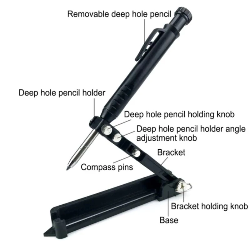 Multi-function Scribing Tool | Adjustable Contour Gauge for Woodworking DIY - Image 4