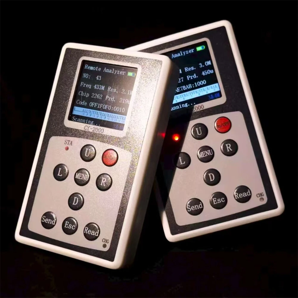 CY-2000 Wireless Remote Control Analyzer | 315MHz 433MHz | High Sensitivity -113dBm | IPS Display & Type-C Charging - Image 4