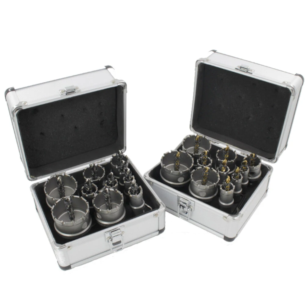 Drillpro 6pcs 16-65mm TCT Hole Saw Kit | Titanium Coated for Stainless Steel - Image 5