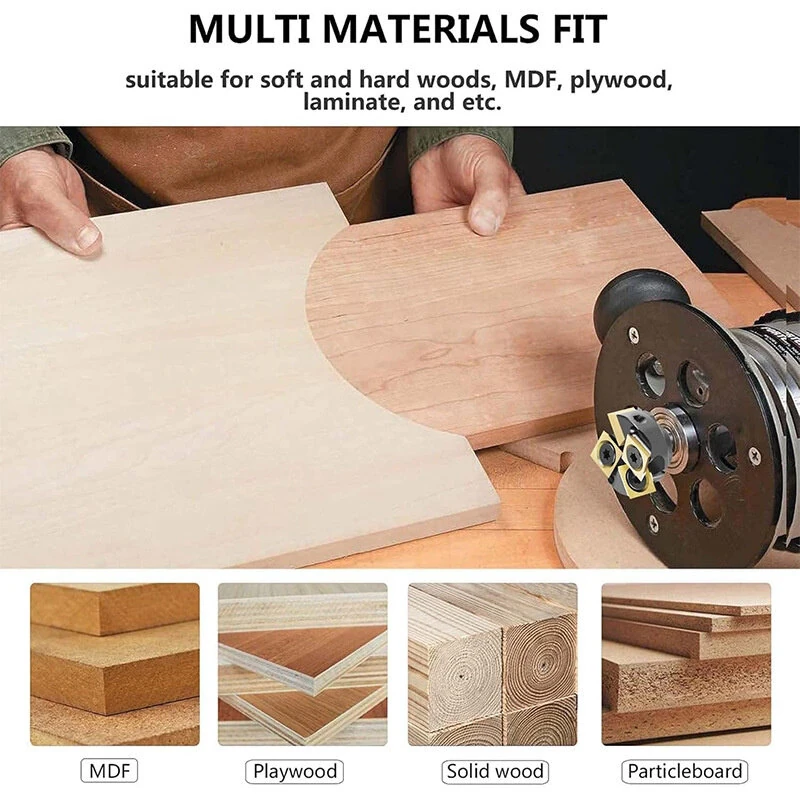 Whiteside Router Bits 1/4 Inch Shank 4 Flute Spoilboard Surfacing Bit - TiAlN Coating - Image 2