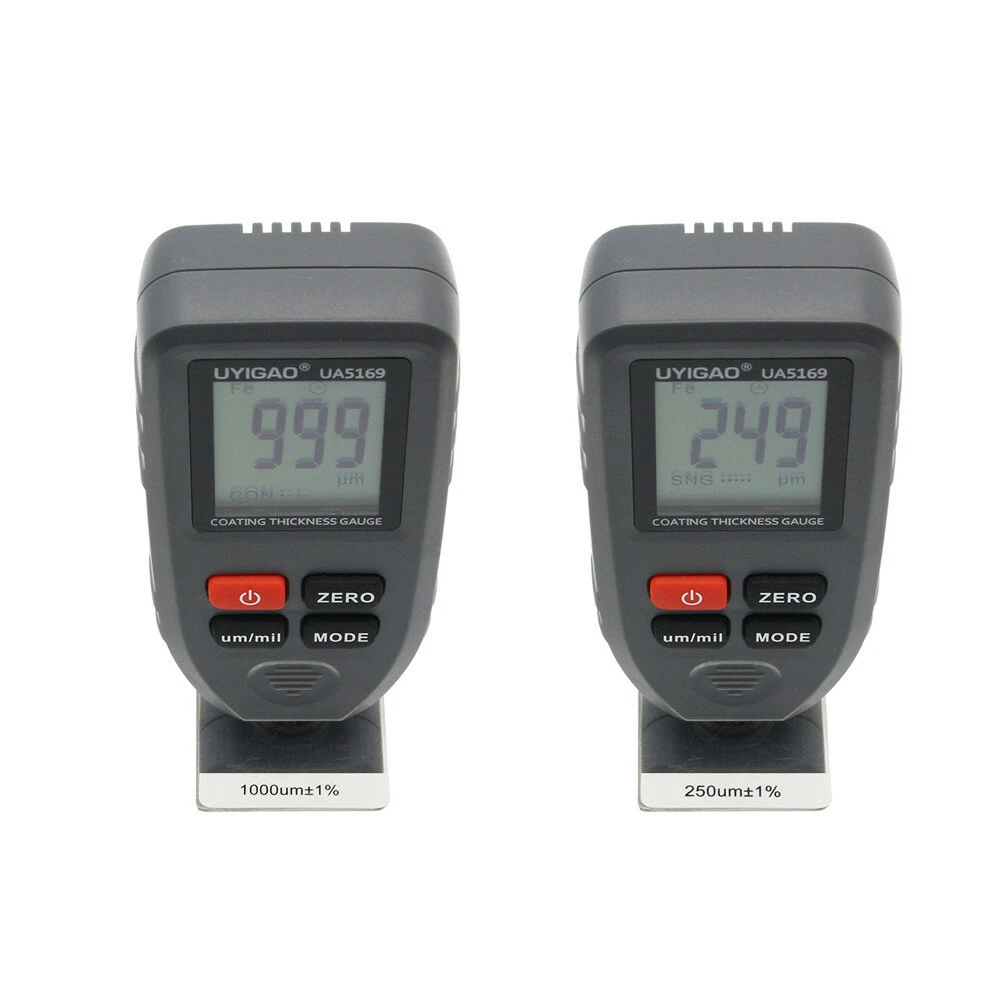 UYIGAO UA5169 Digital Paint Thickness Gauge | Handheld Car Meter 0-1300um Fe/NF Probe - Image 5