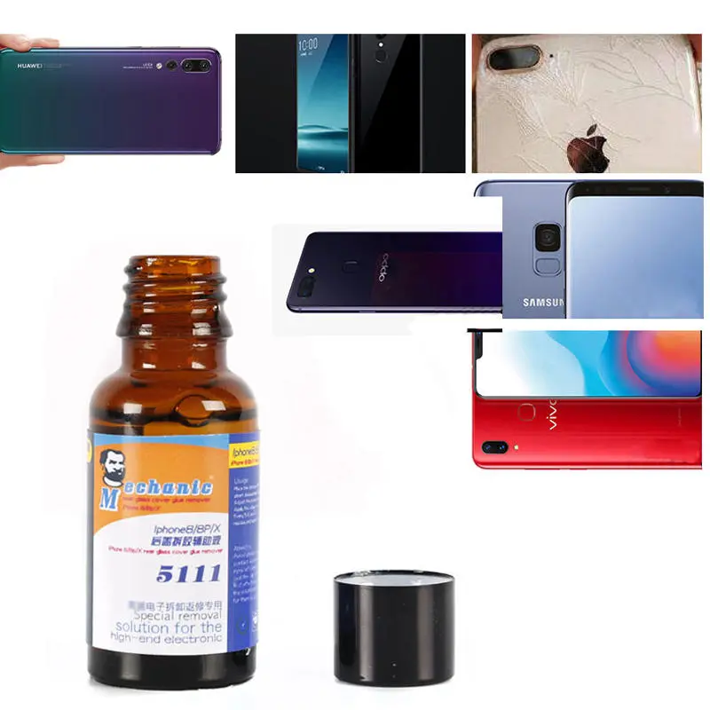 MECHANIC 5111 Shell Glass Cover Glue Remover | Phone Back Cover Demolition Solution - Image 2
