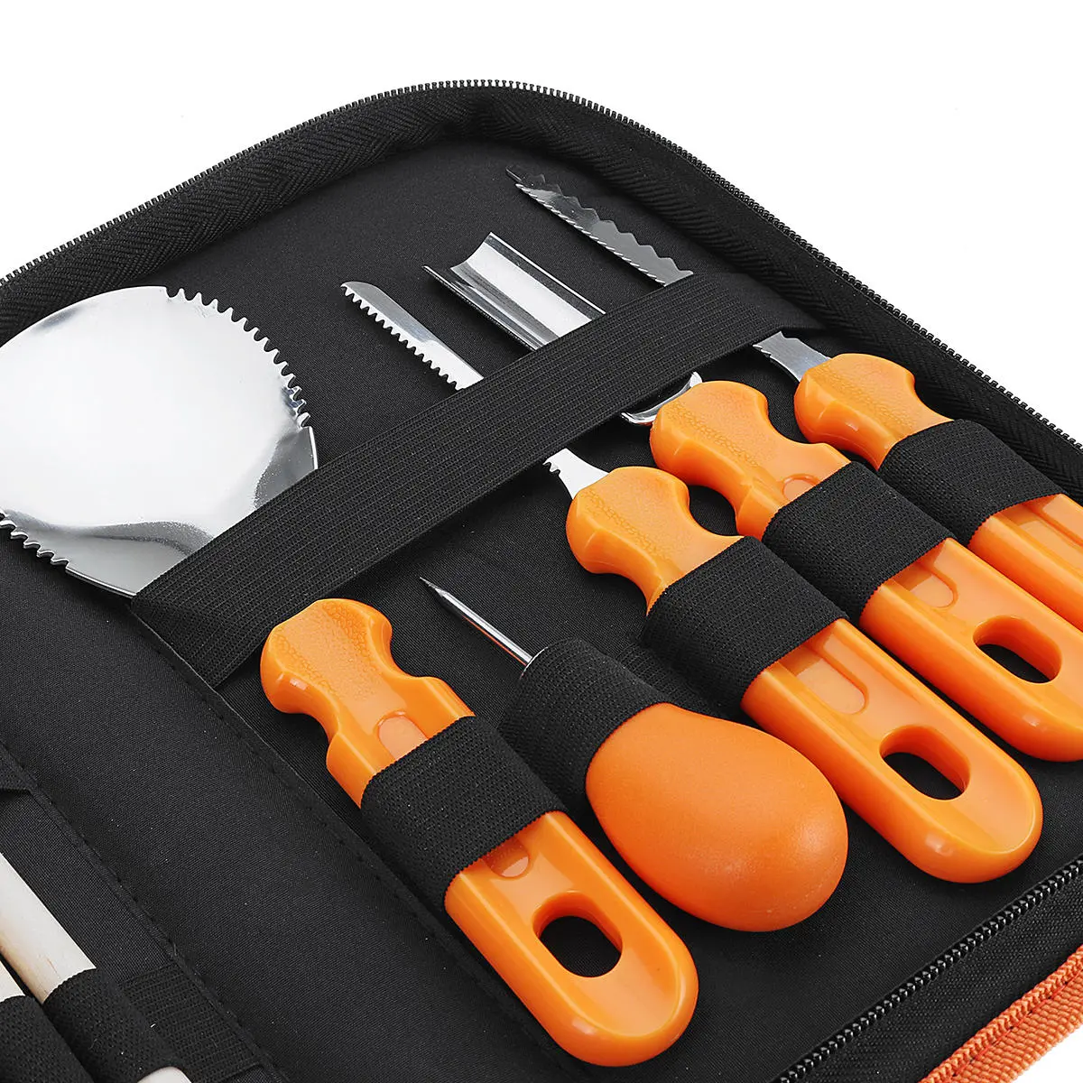 Pumpkin Carving Kit - Halloween Carving Tools with Cutter & Stencils - Image 4
