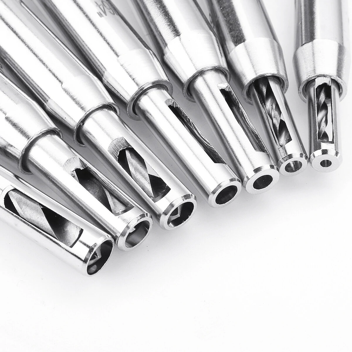 7pcs 1/4 Inch Hex Shank Self Centering Drill Bit Set | Door Lock & Hinge Pilot Tool - Image 5