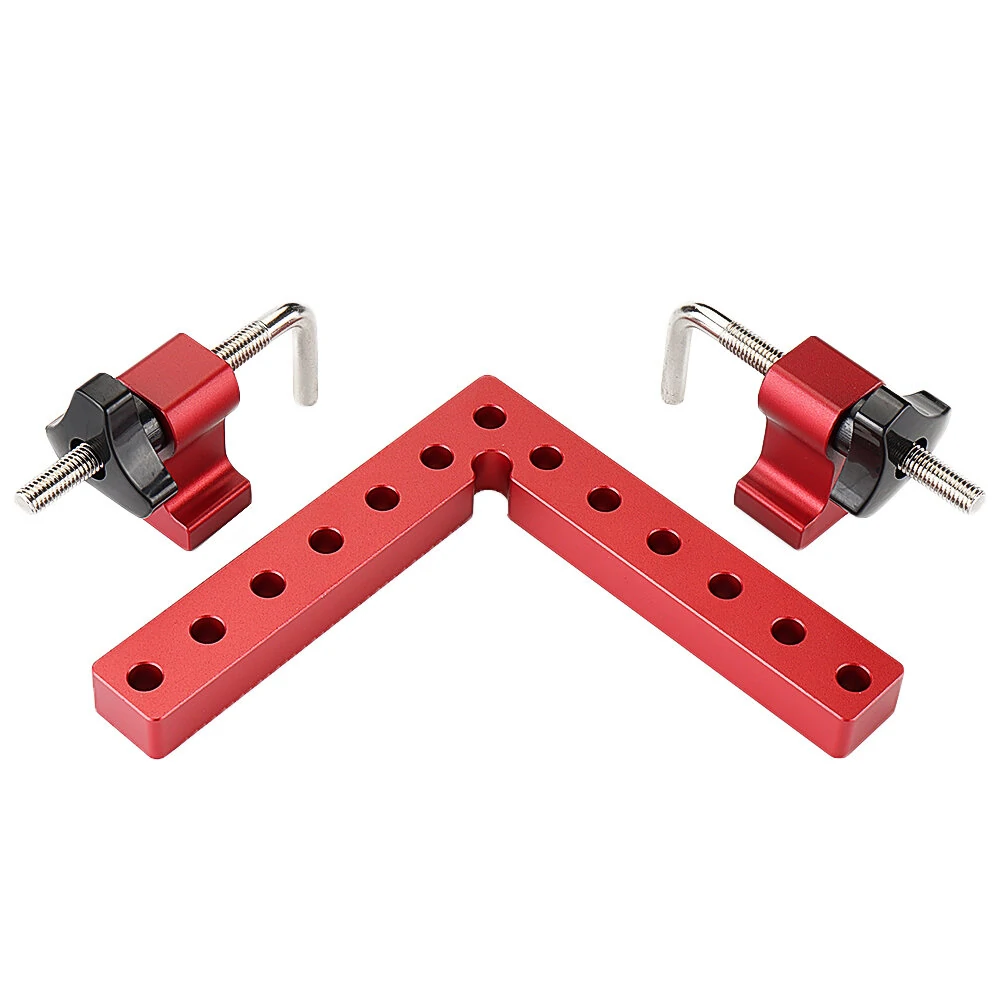 VEIKO Woodworking Clamping Square - 2 Set L-Shaped Splicing Fixture & Ruler Tool - Image 2