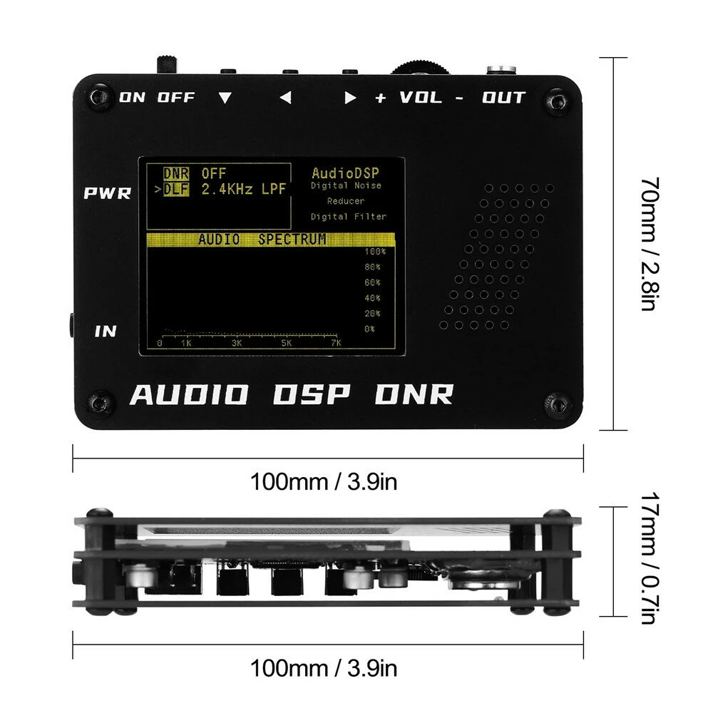 ICOM DSP Noise Reducer DNR Filter for FT-817 857 897 | SSB CW Ham Radio | Includes Speaker & LED - Image 3