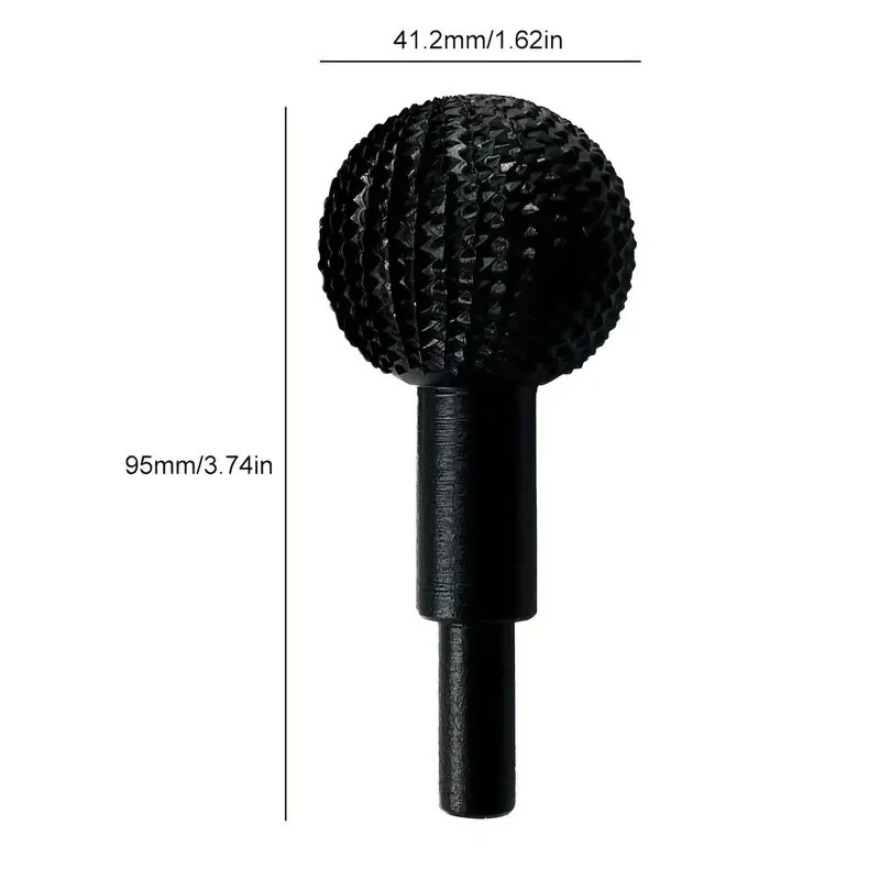 10mm Sphere Rotary Burr | Wood Carving & Engraving Bit for Angle Grinder - Image 5